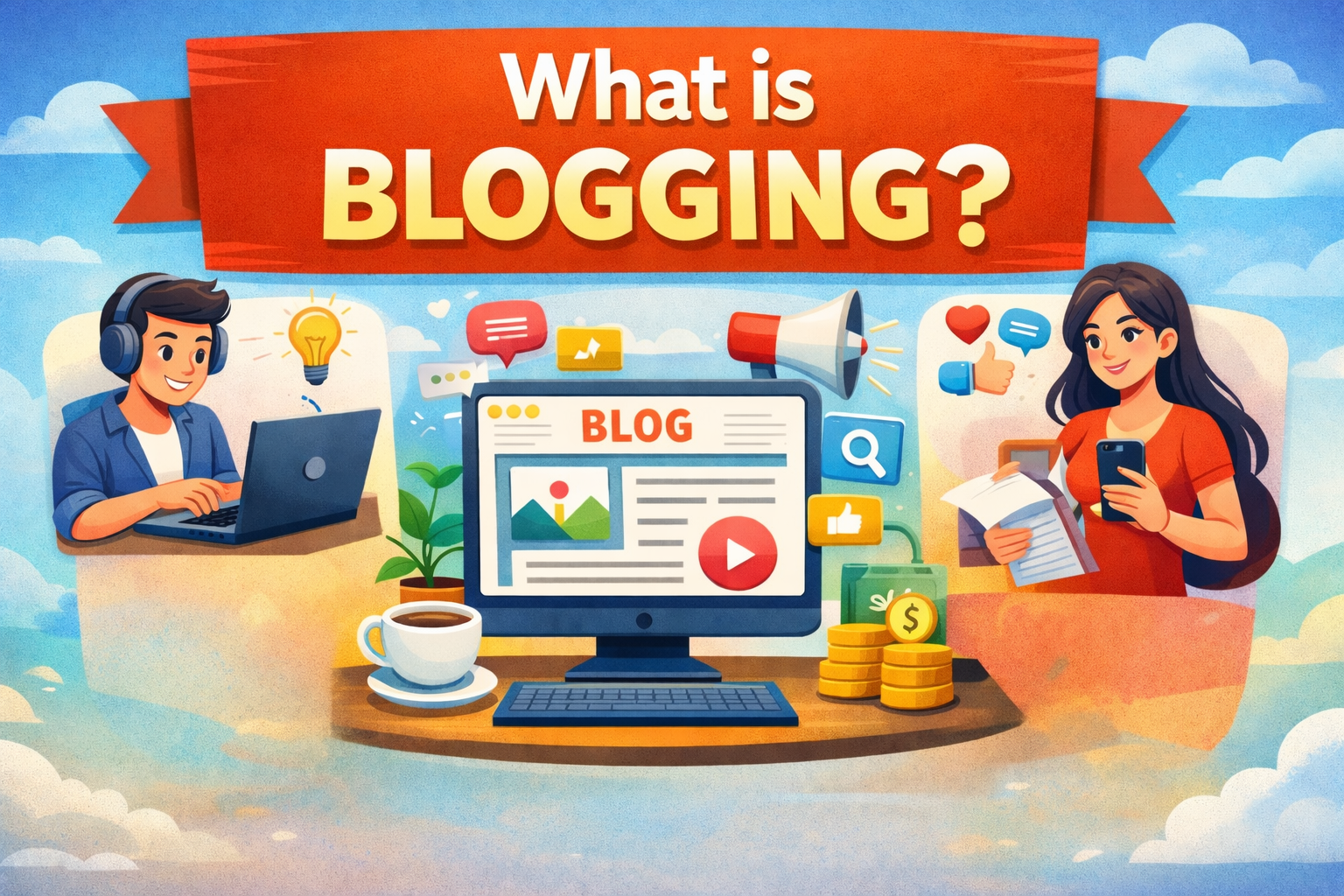 what is blogging .